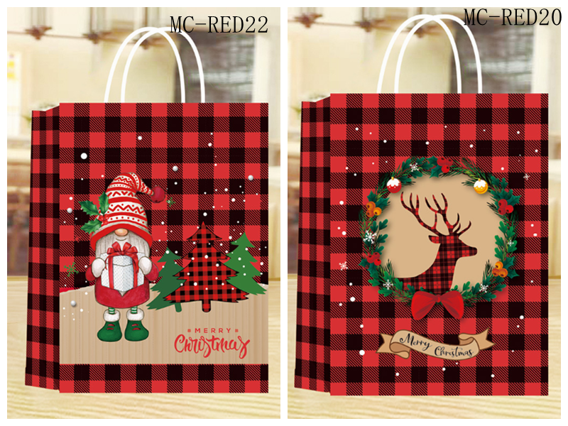 Christmas Kraft Bags